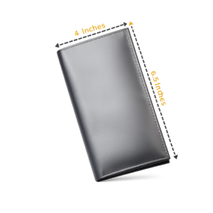 Titan Black Aura Leather Wallet