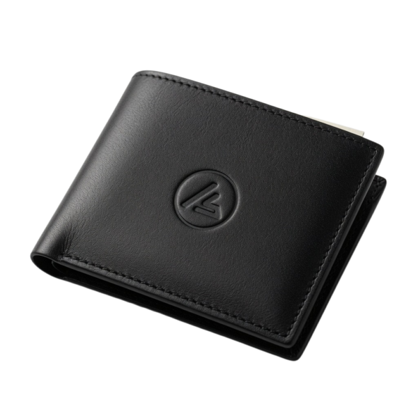 Premium Phantom Black Leather Wallet